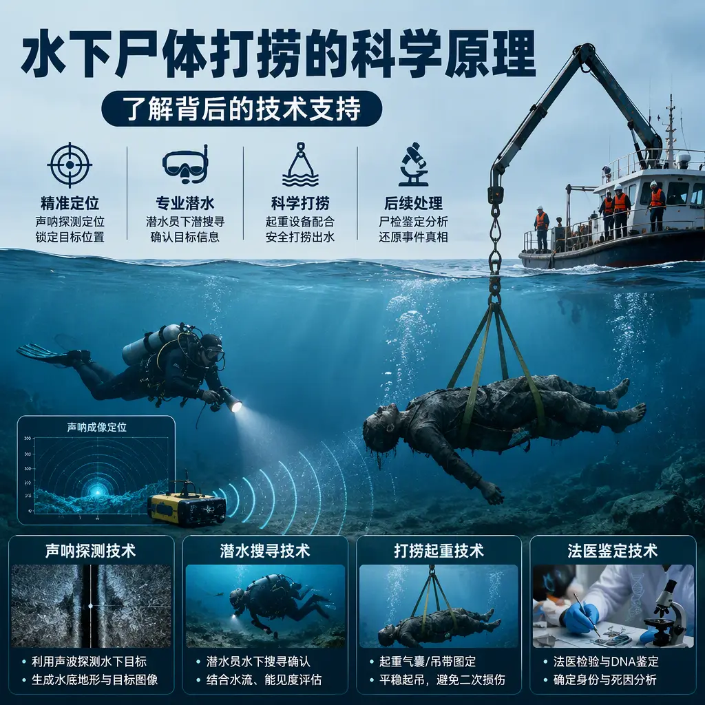 襄都水下尸体打捞的科学原理，了解背后的技术支持